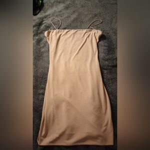 Elegant Tan Mini Dress For Sale!!